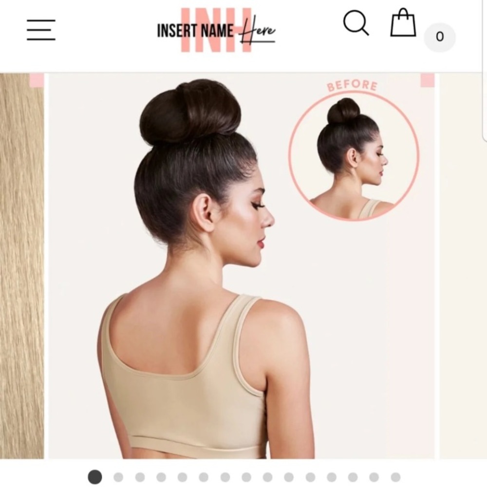 Insert name here hair bun
